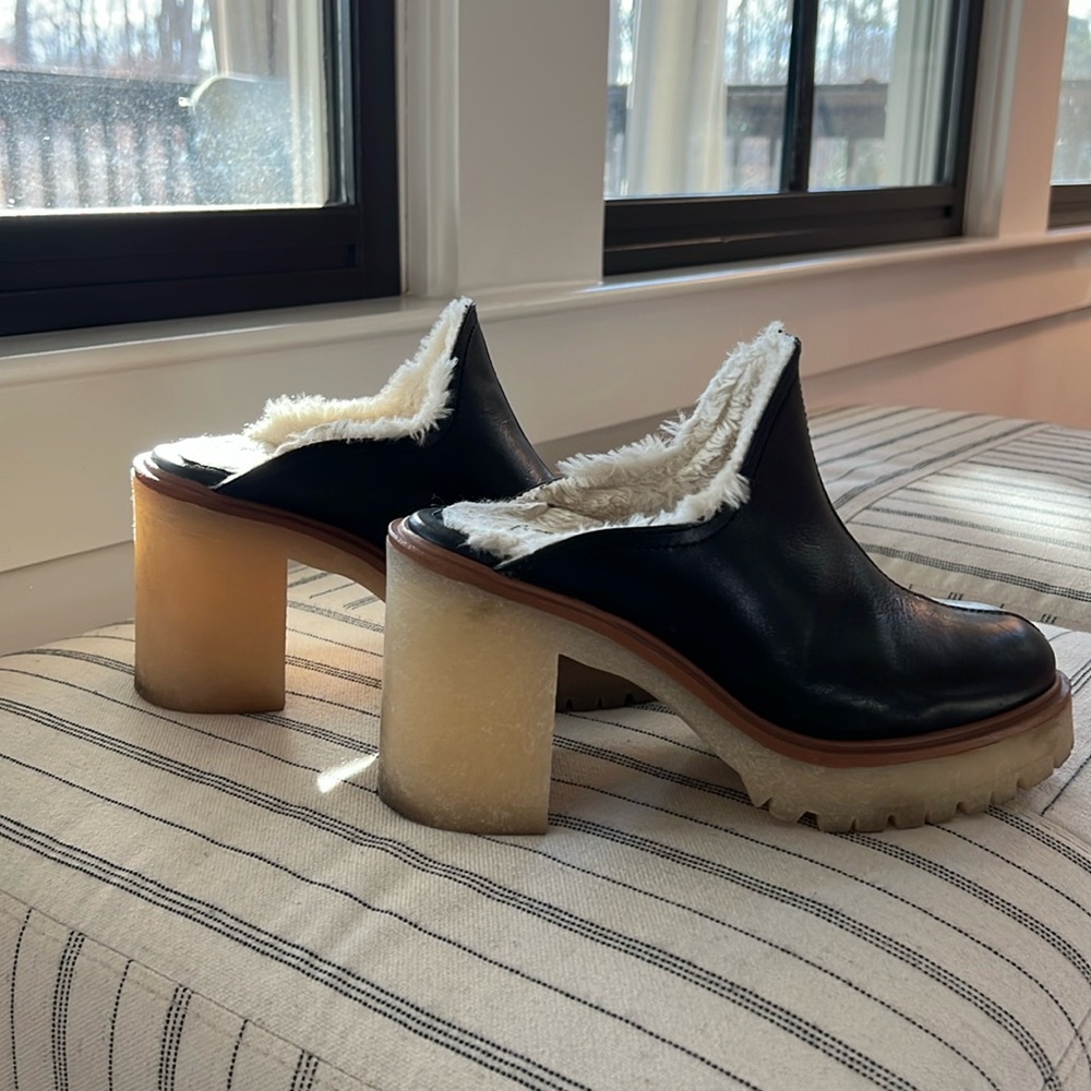 Free People James Cozy Mules | Size 37